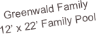 Greenwald Family
12’ x 22’ Family Pool