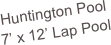 Huntington Pool
7’ x 12’ Lap Pool