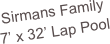 Sirmans Family
7’ x 32’ Lap Pool