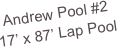 Andrew Pool #2
17’ x 87’ Lap Pool