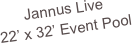 Jannus Live
22’ x 32’ Event Pool