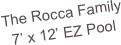 The Rocca Family
7’ x 12’ EZ Pool