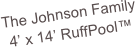 The Johnson Family
4’ x 14’ RuffPool™